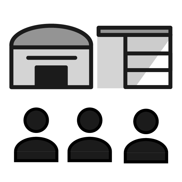 諸施設の割り振り